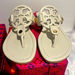 Tory Burch Miller white sandals 7